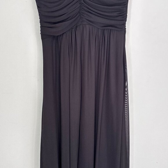 Neutral Black Evening Formal Party Prom Maxi Dress XS G32 - Picture 14 of 16